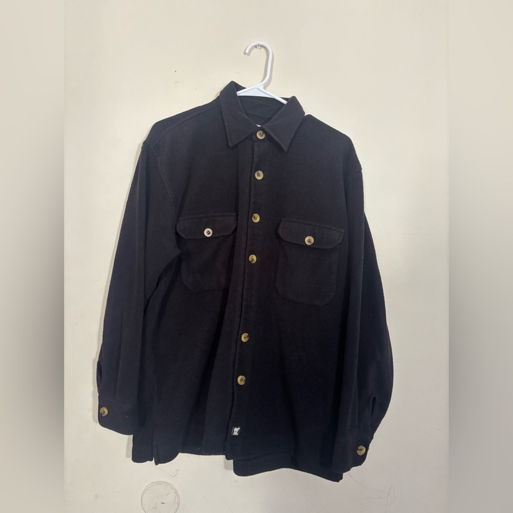 Juneau Mens Button Up Fleece Black
Jacket Medium